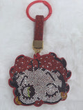 Bling Bling Full Rhinestone Cartoon Key Chain | Cute Handbag Accessory